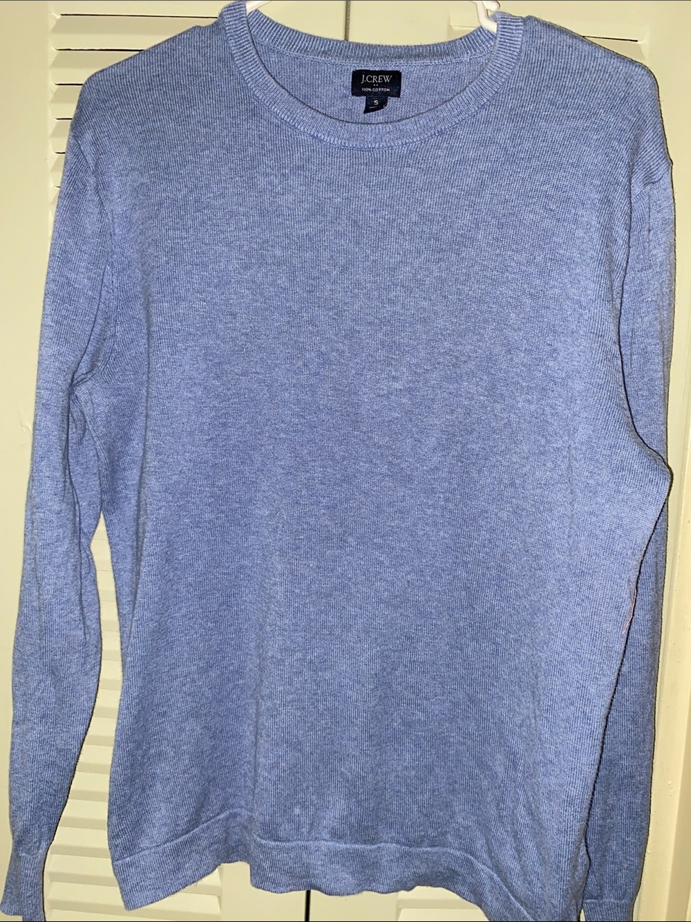 J. Crew • 100% Cotton • Blue • Crewneck Sweater - Picture 4 of 5